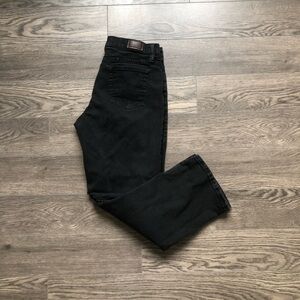 Lee Women's Straight Leg Jeans in dark blue denim